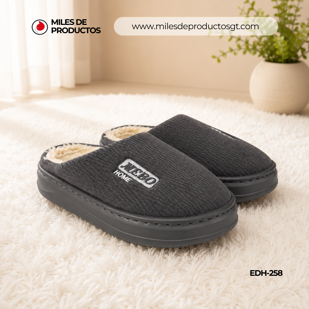 Pantuflas de algodón tallas 40 A 45 EDH 258