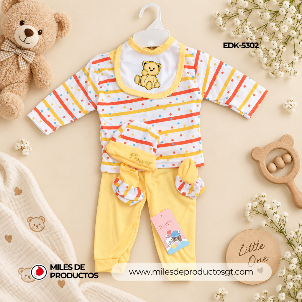 Conjunto de ropa para niños 5 piezas EDK-5302