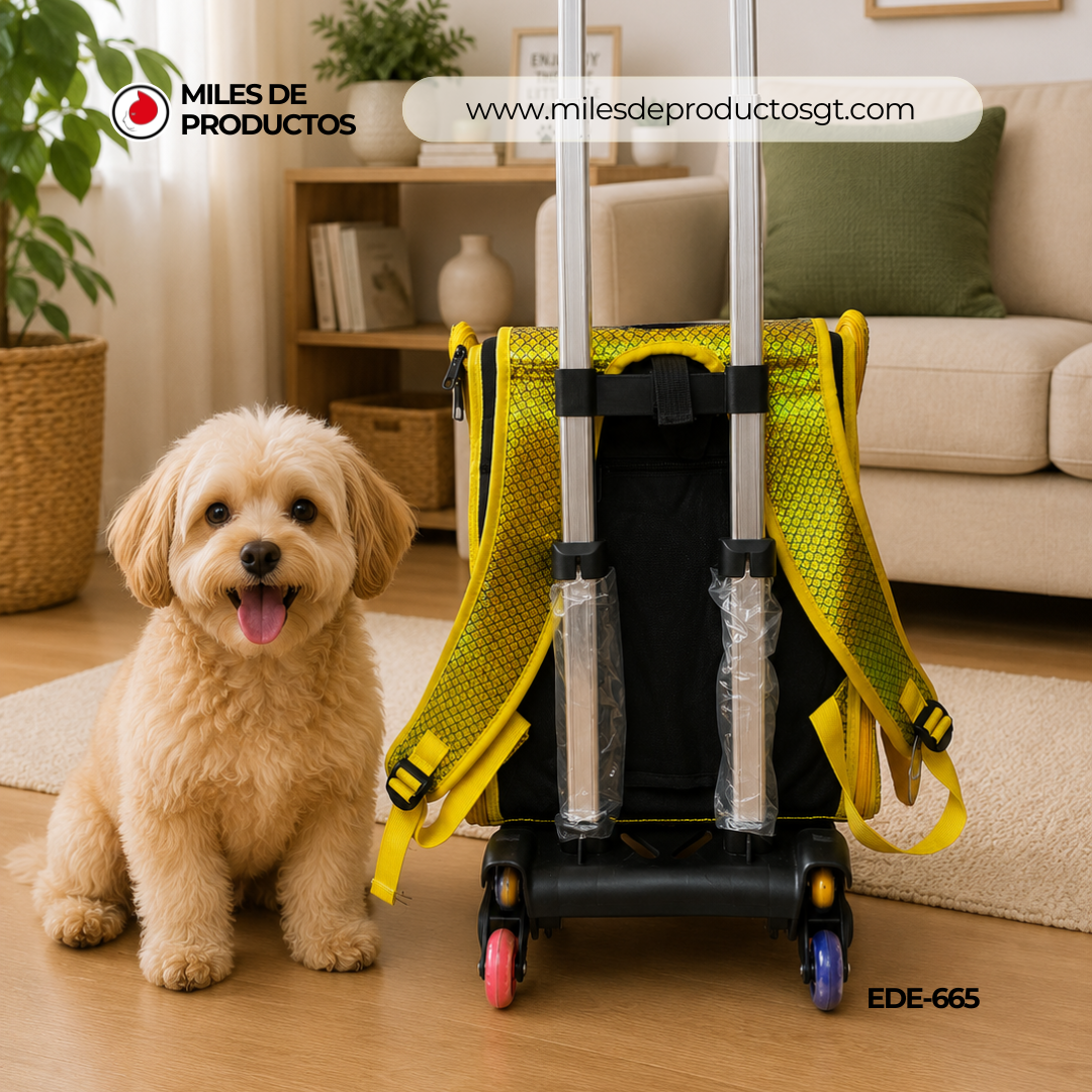 MOCHILA Y TRANSTPORTADORA PARA MASCOTAS DESMONTABLES EDE-665