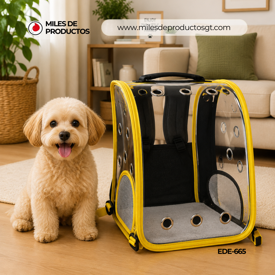 MOCHILA Y TRANSTPORTADORA PARA MASCOTAS DESMONTABLES EDE-665