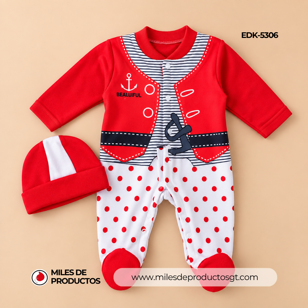 Ropa para niños de piratas EDK 5306