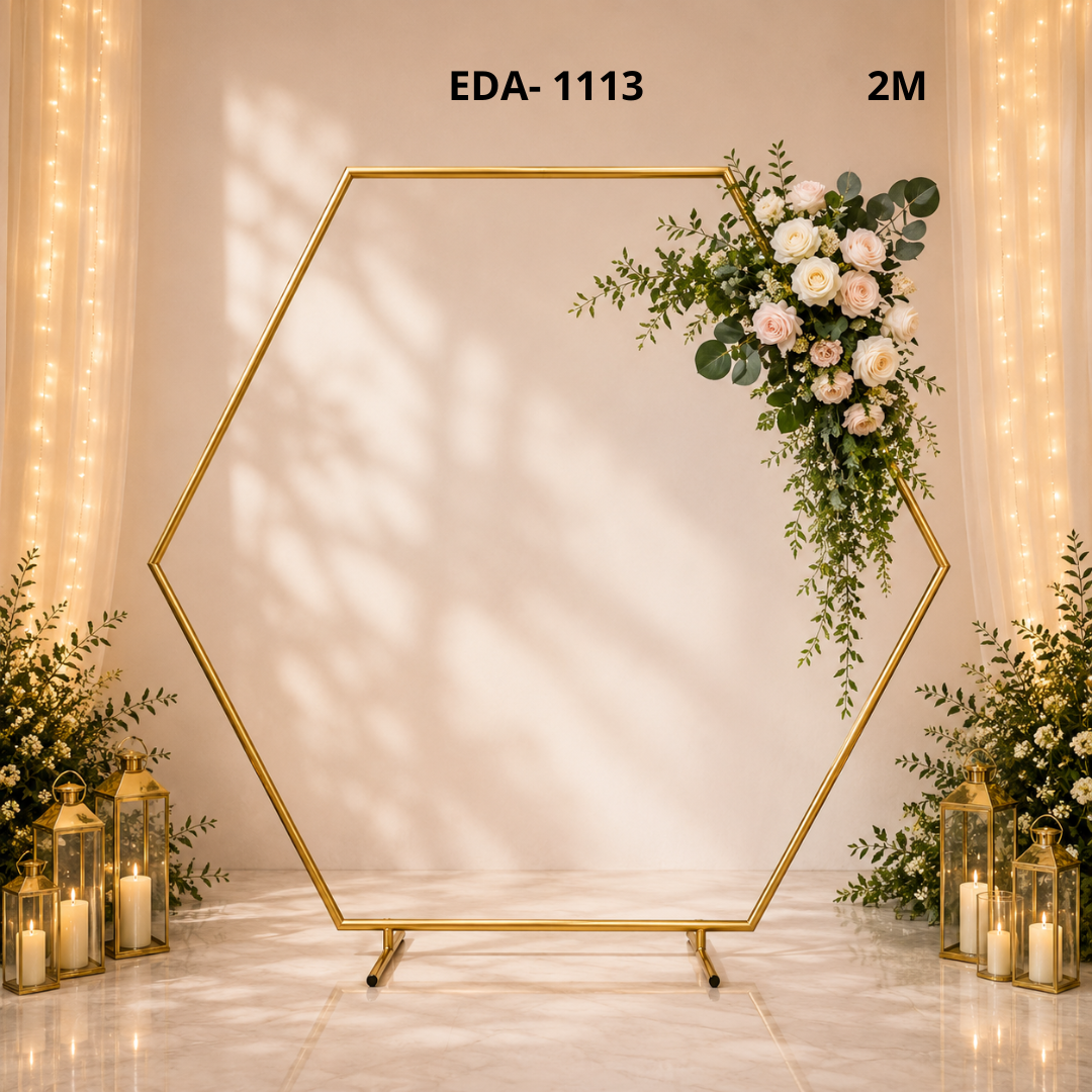Estructura Hexagonal para decoración de eventos 2m EDA-1113