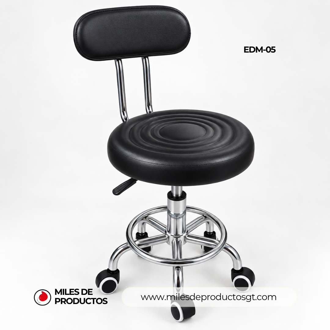 TABURETE DE METAL NEGRO EDM-05