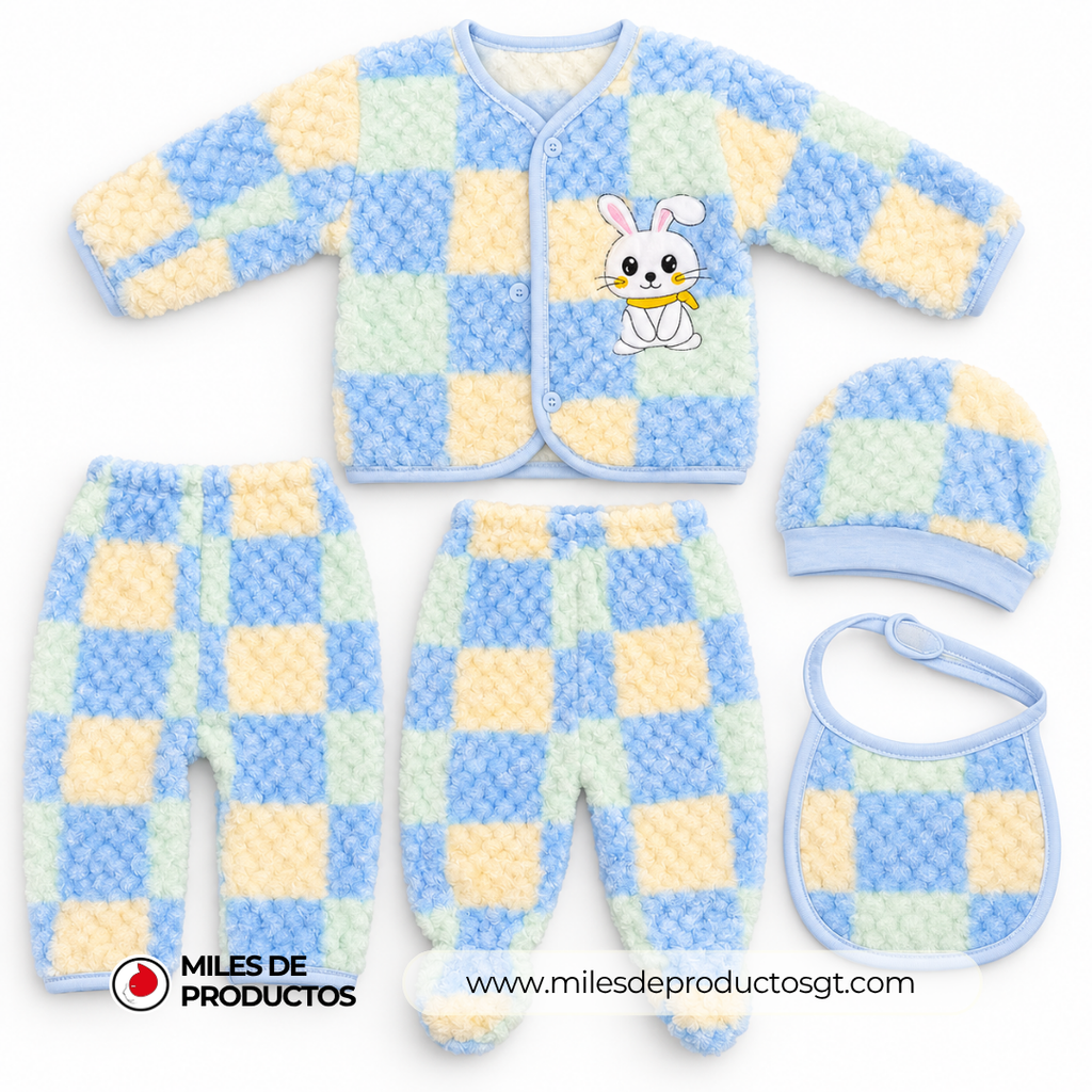 CONJUNTO DE ROPA ACOLCHADA CON ALGODÓN PARA NIÑOS (POLIÉSTER) edk 5313