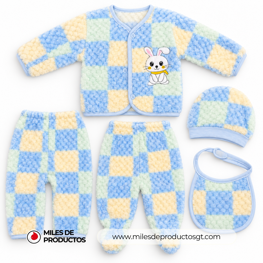 CONJUNTO DE ROPA ACOLCHADA CON ALGODÓN PARA NIÑOS (POLIÉSTER) edk 5313