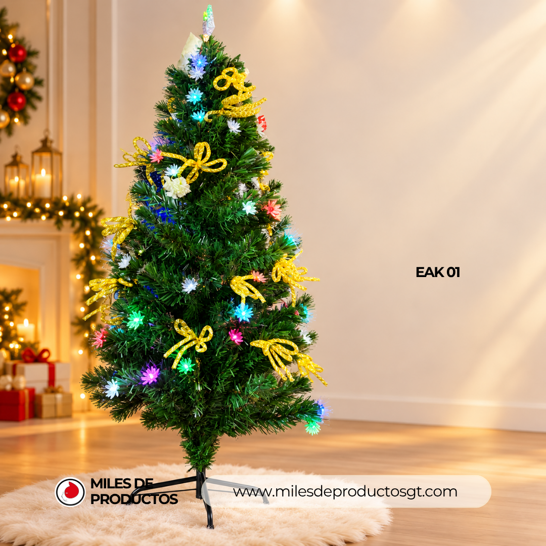Árbol de Navidad de 1.5 M Con moñitos EAK 01
