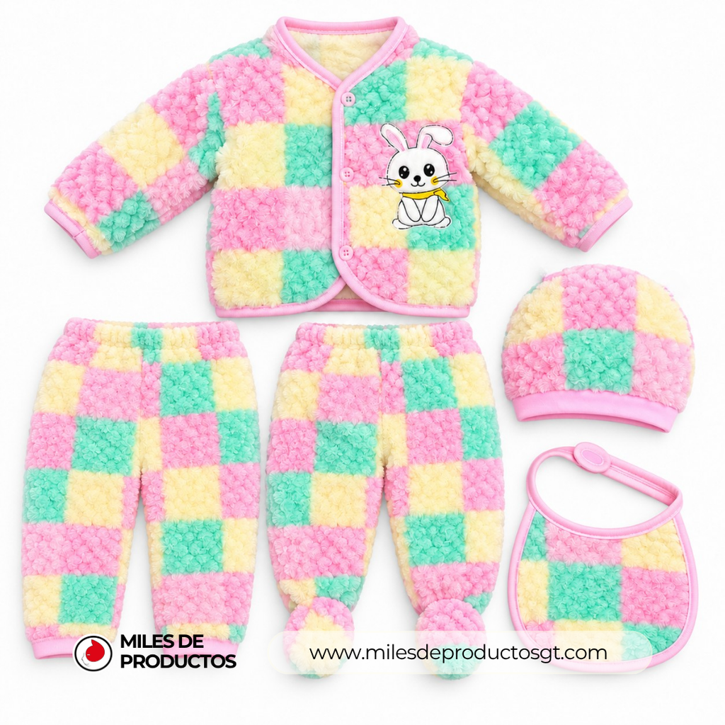 CONJUNTO DE ROPA ACOLCHADA CON ALGODÓN PARA NIÑOS (POLIÉSTER) edk 5313