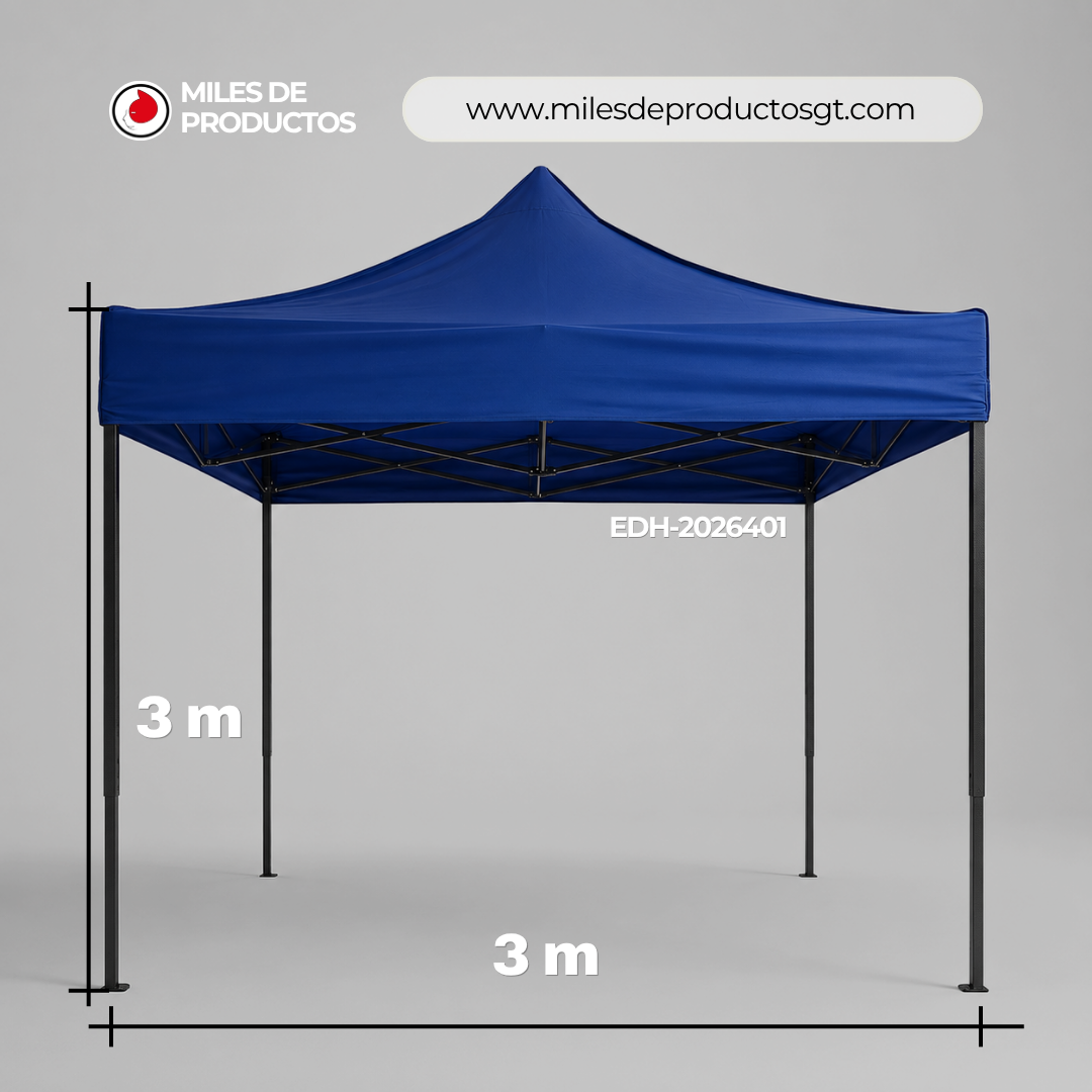 Toldo de hierro para exteriores de 3 X 3 m EDH-2026401