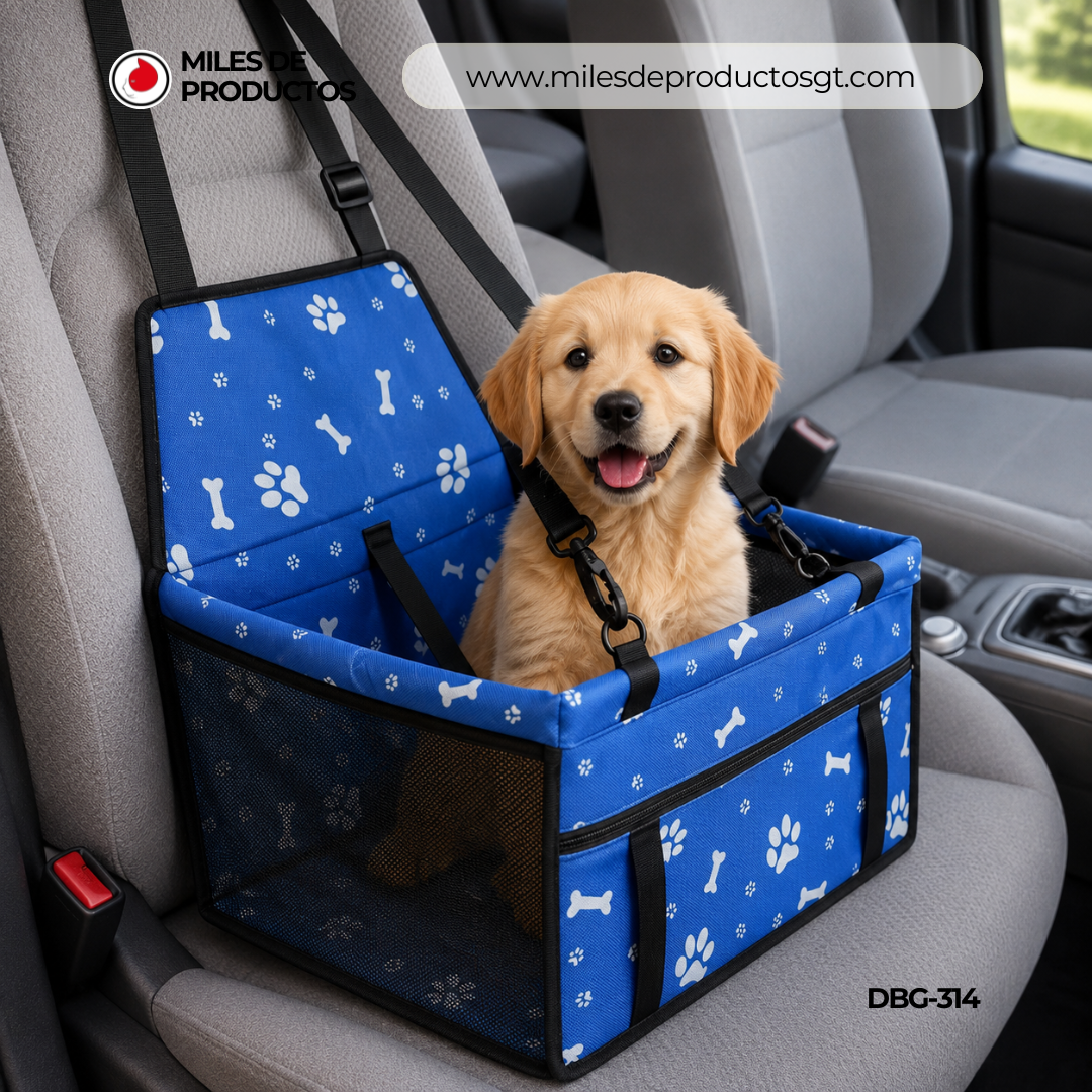 TRANSPORTADORA PARA MASCOTAS  EN AUTOMOVIL (TALLA PEQUEÑA )