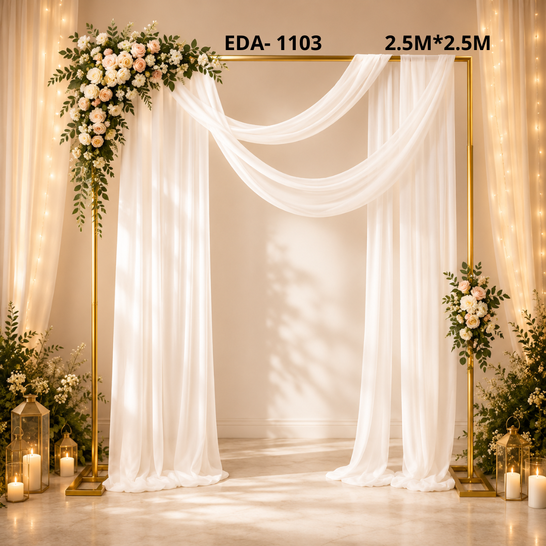 Soporte de hierro para decoraciones 2.5m * 2.5m  EDA-1103