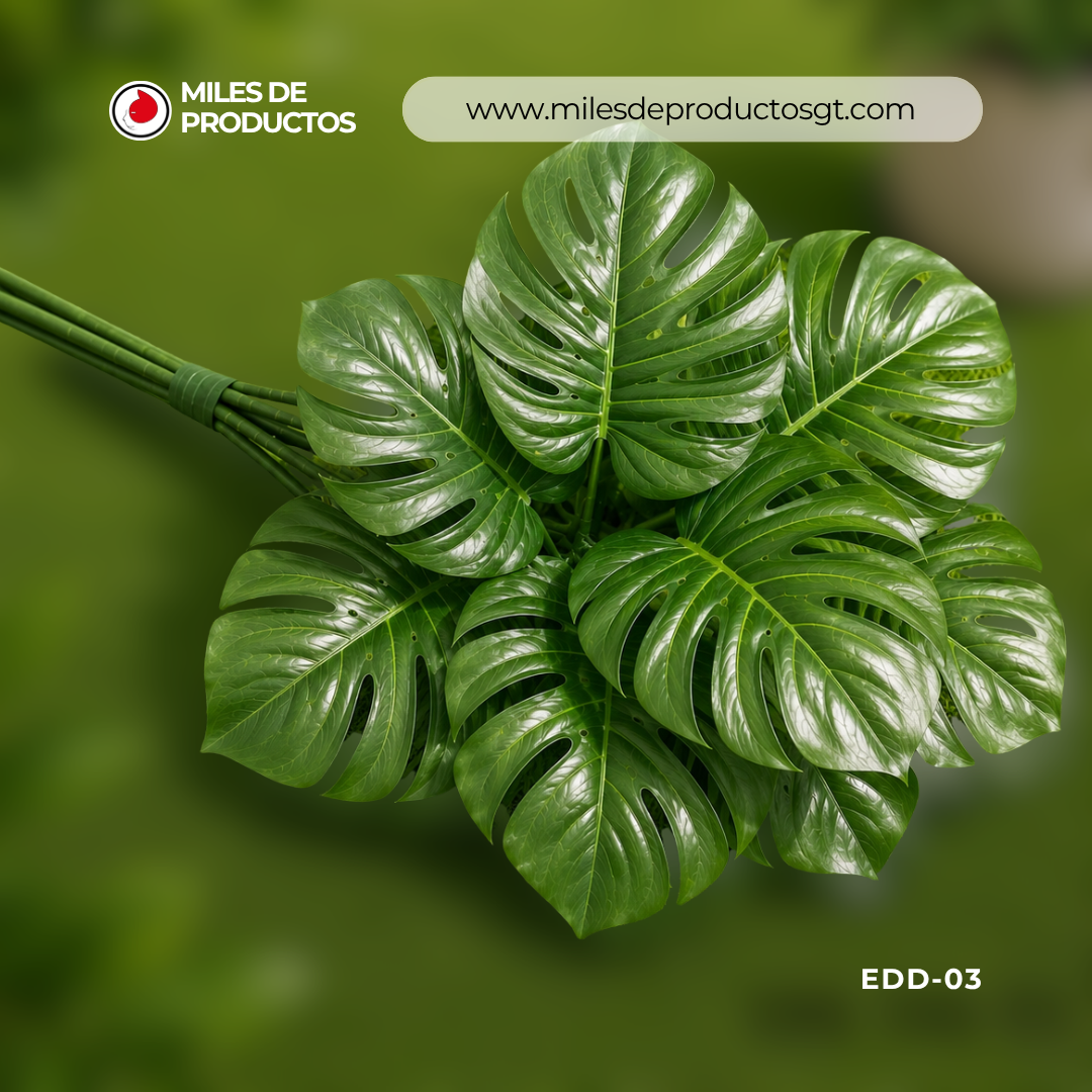 flor artificial MONSTERA EDD-03