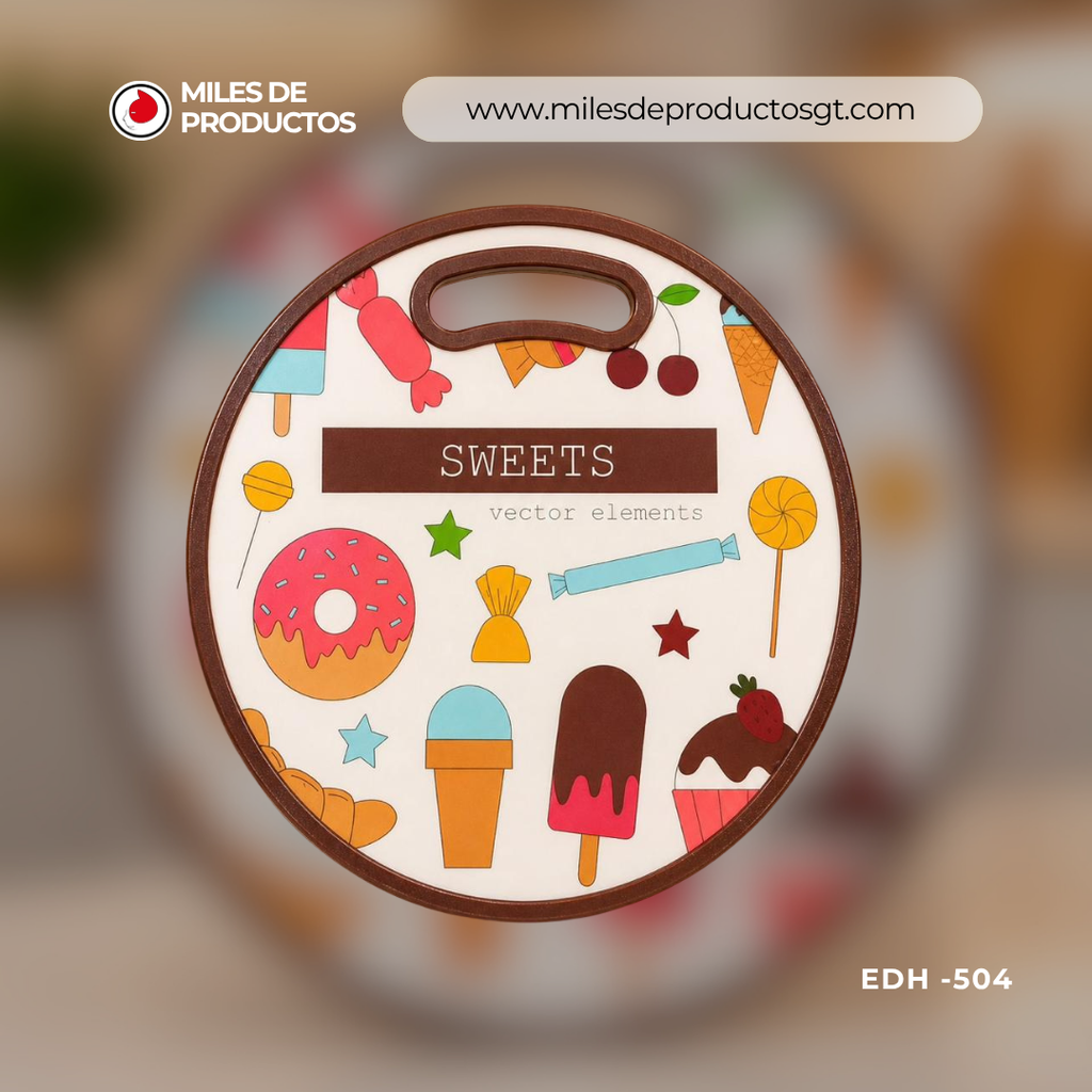Tabla Para cocina Circular De 30 cm  EDH-504