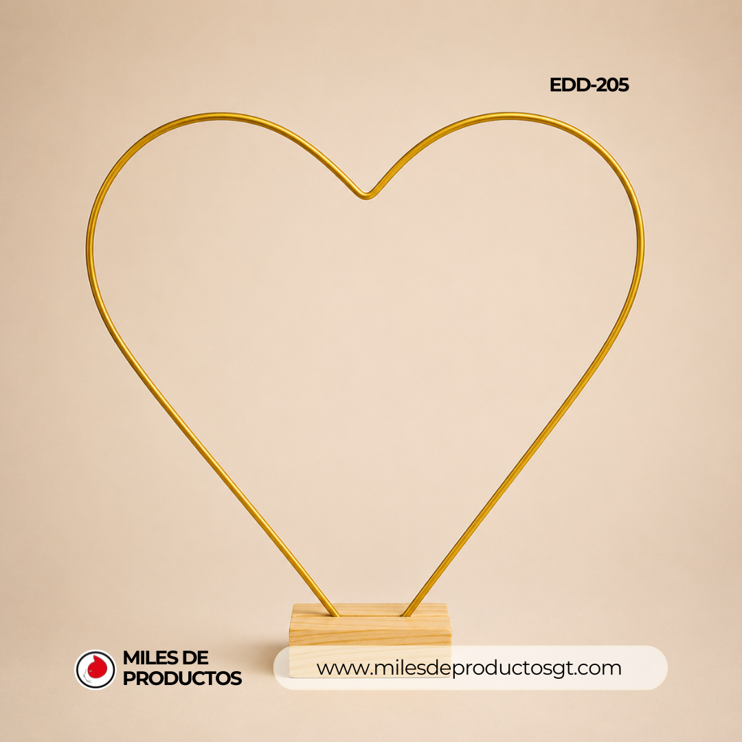 Centro de Mesa versátil en forma de corazón  EDD-205