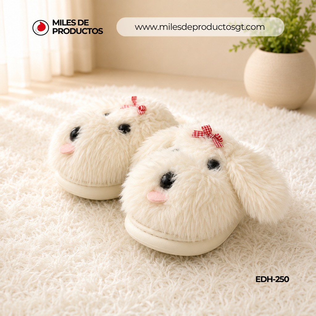 Pan tu flat con forma de perrito Con moñitos Tallas de la 36 a la 41 EDH-250