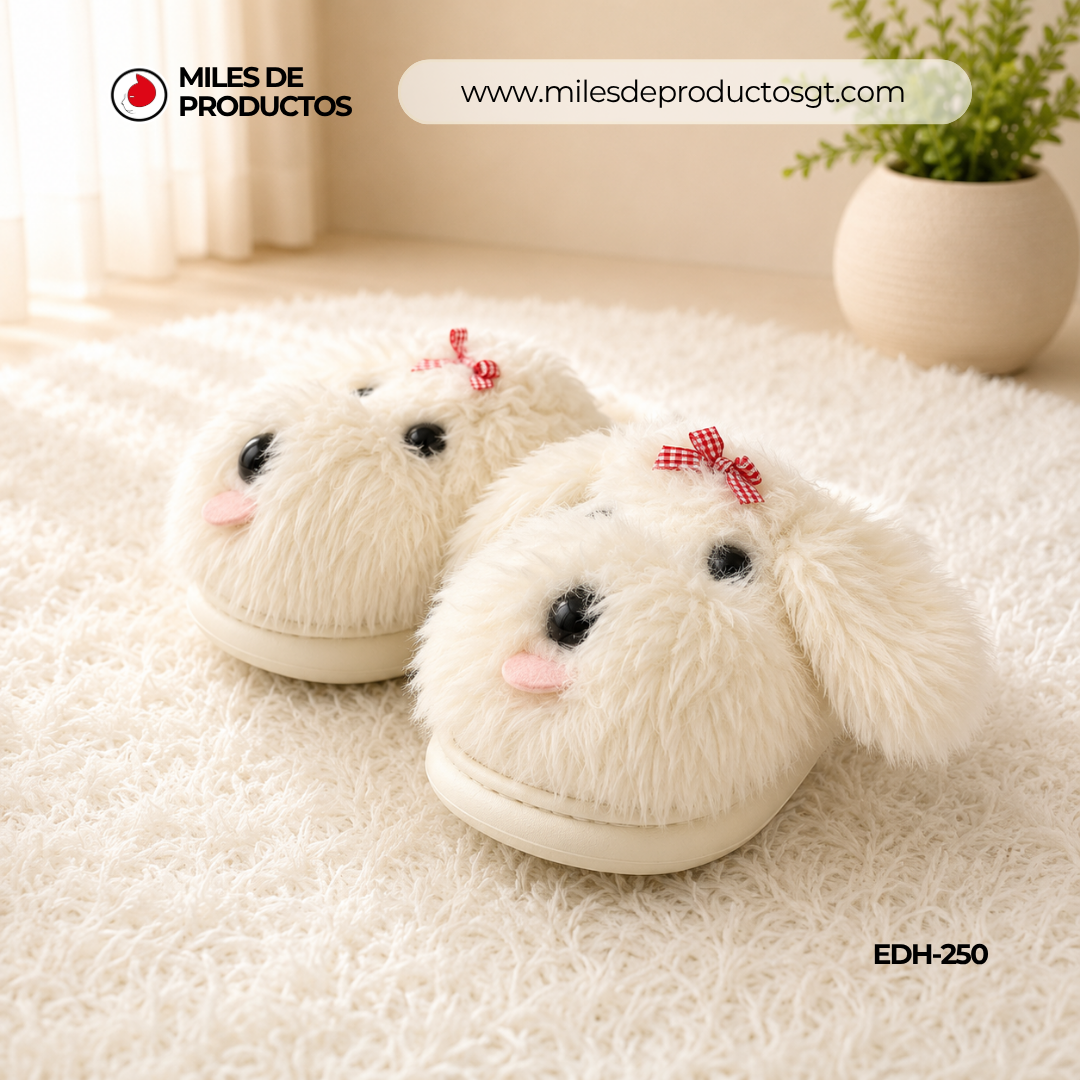 Pan tu flat con forma de perrito Con moñitos Tallas de la 36 a la 41 EDH-250