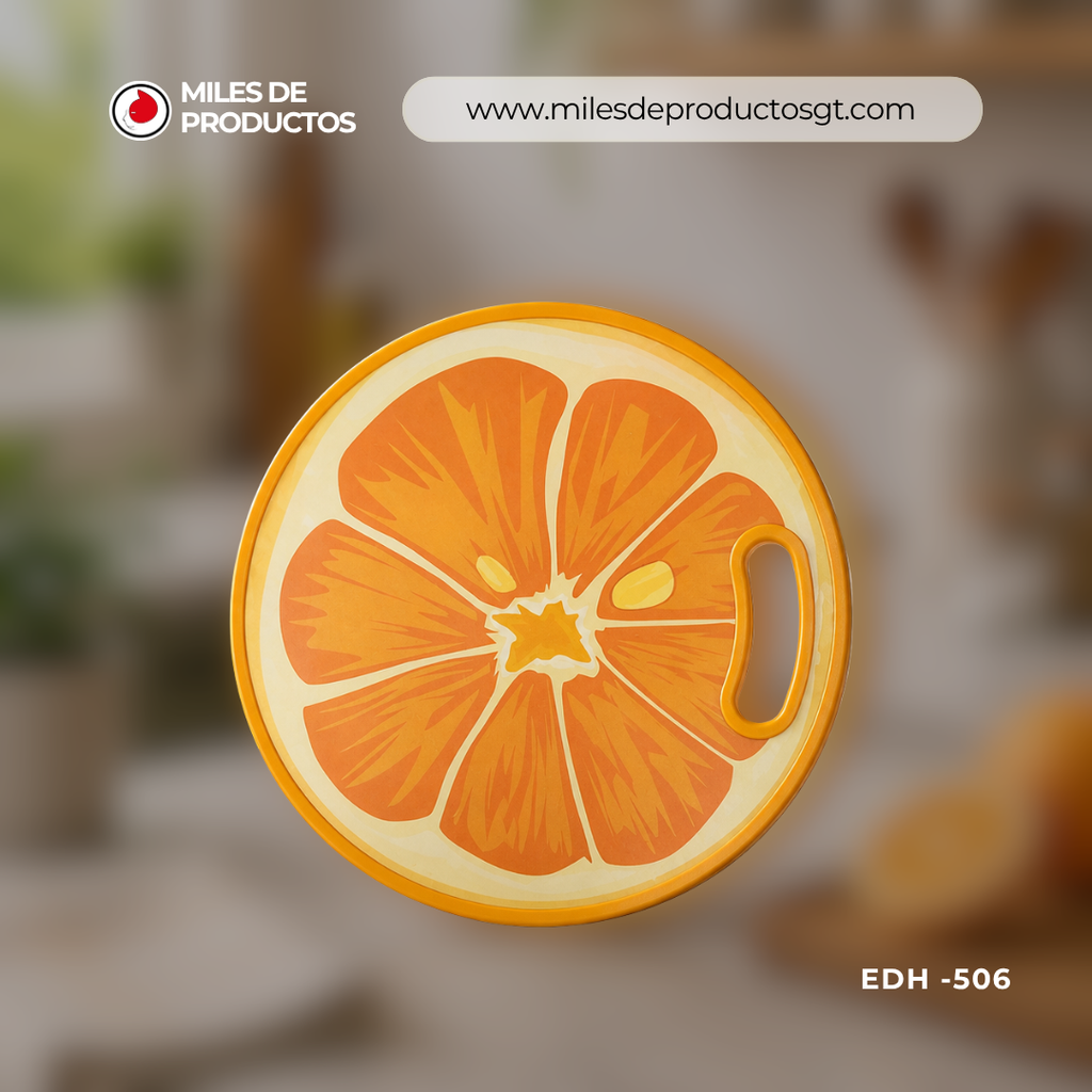 Tabla para picar de cocina con motivos 35 cm EDH-506