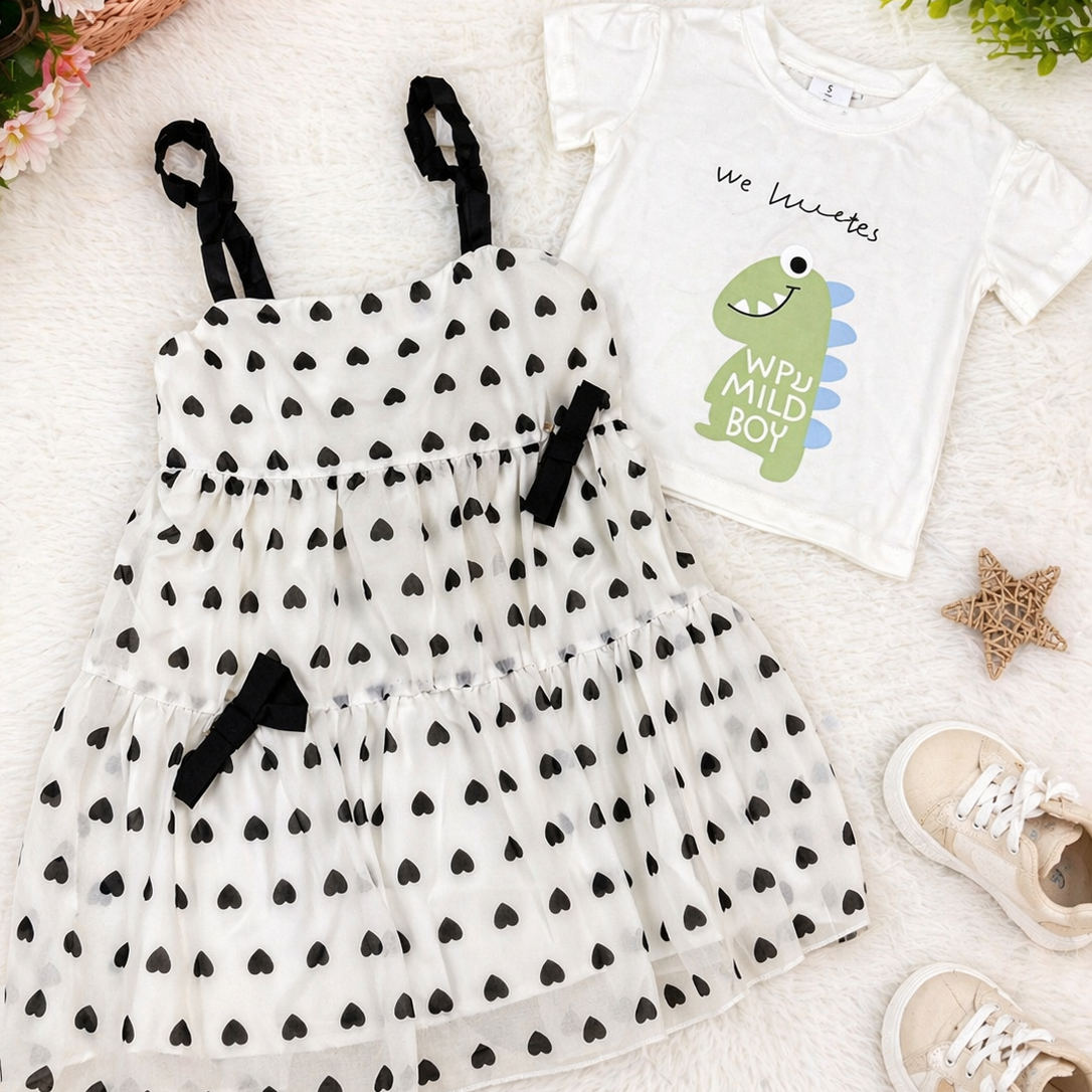 ROPA INFANTIL POLIÉSTER LAZO FLORAL DBG-253