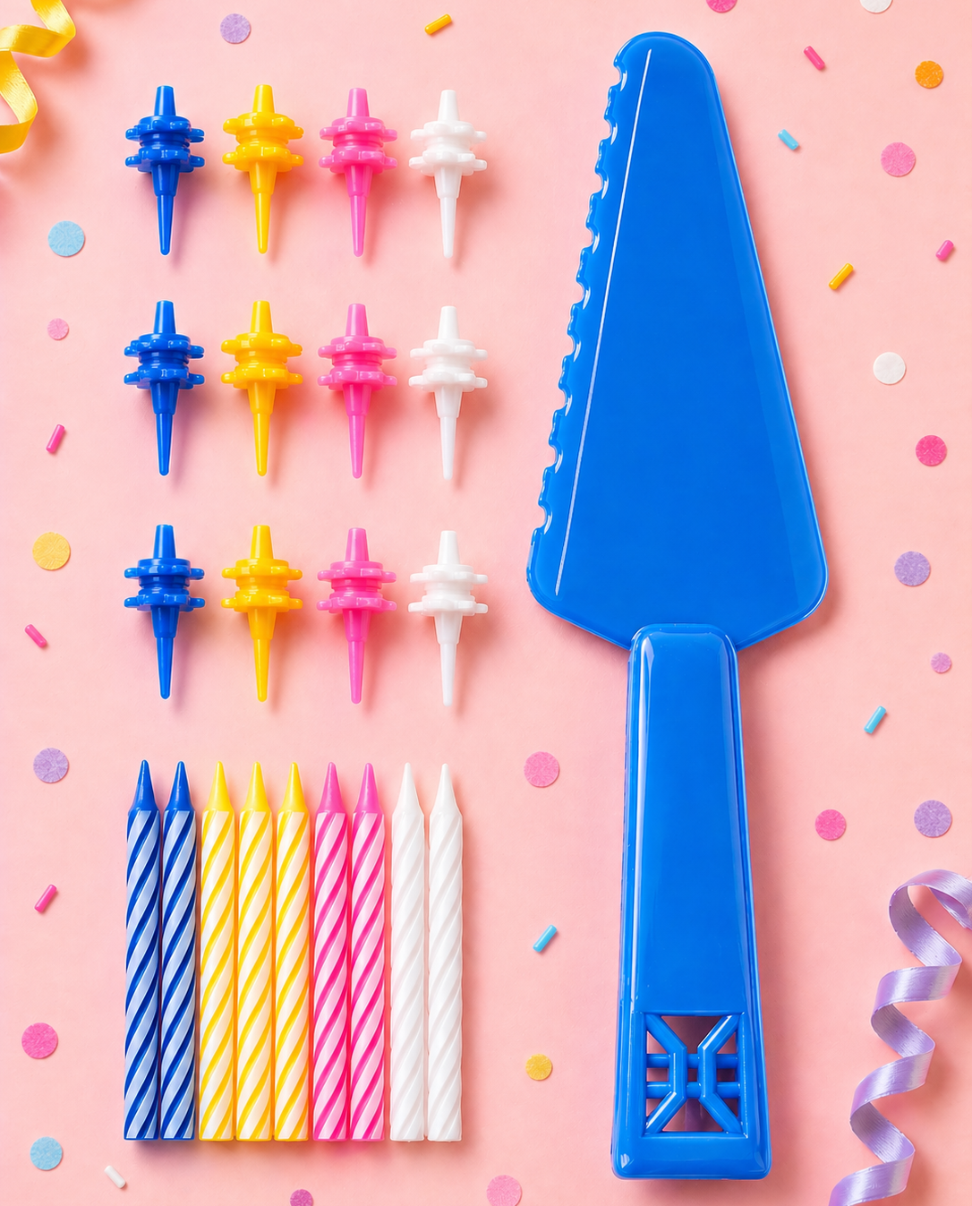 EMBALAJE DE CARTÓN PARA VELAS DE COLORES DE CUMPLEAÑOS EAW-152