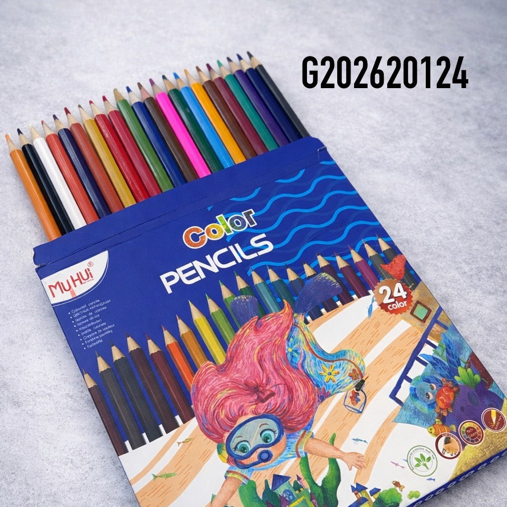 CRAYONES CAJA DE 24 COLORES G202620124