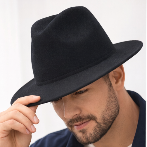 SOMBRERO DE PLÁSTICO DE TEJIDO VAQUERO DE COLORES EAW-1108