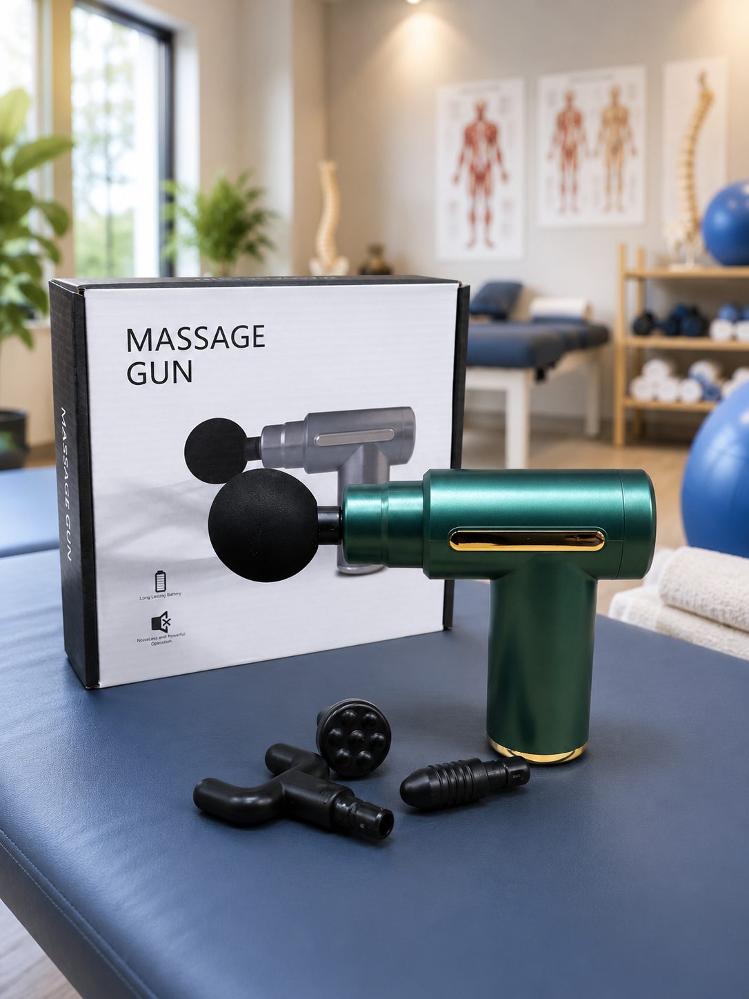 MASAJEADOR MUSCLAR DE PISTOLA  ELÉCTRICA DE MANO DE PLÁSTICO  EDE 1000