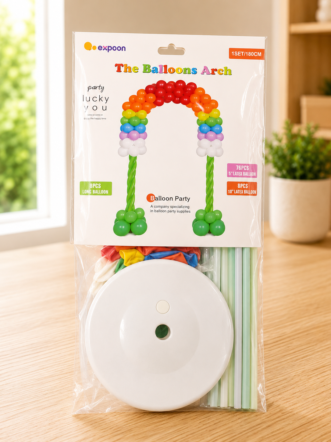 Juego de arco de globos de plástico EDA 1055