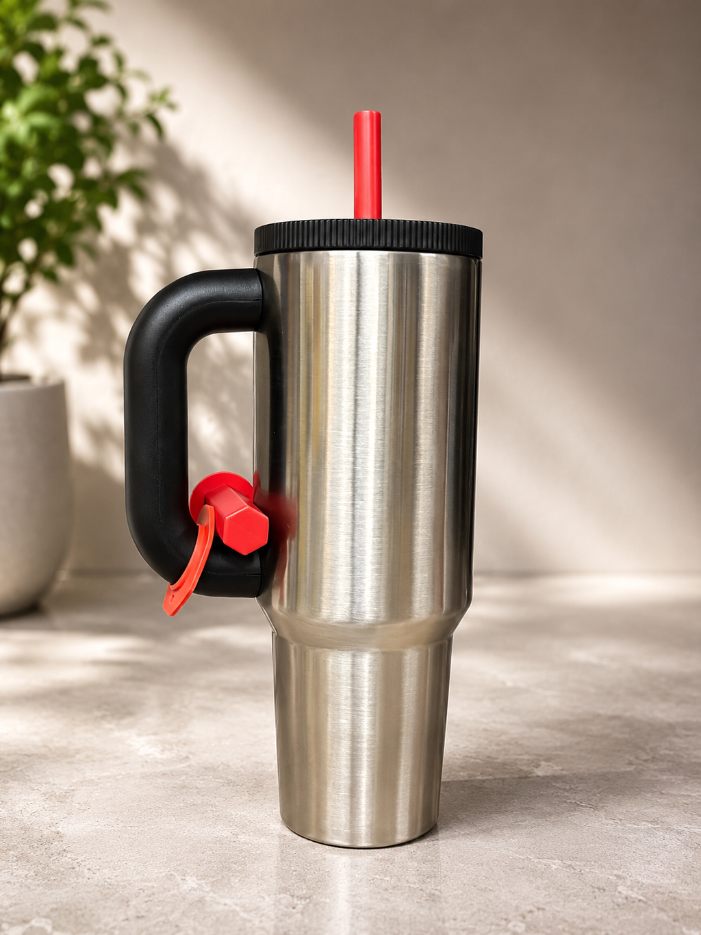 VASO PARA COCHE DE ACERO INOXIDABLE