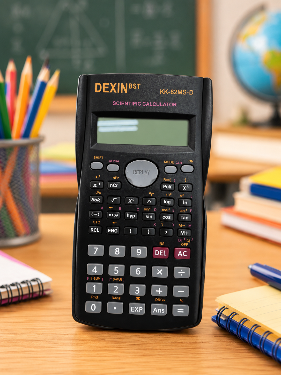 CALCULADORA NEGRA DE PLÁSTICO EDE 901