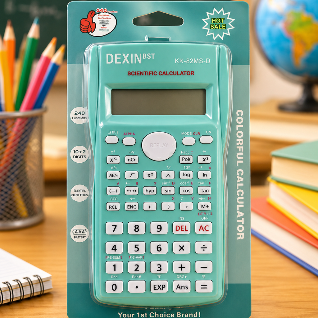 CALCULADORA DE COLORES DE PLÁSTICO  EDE-900