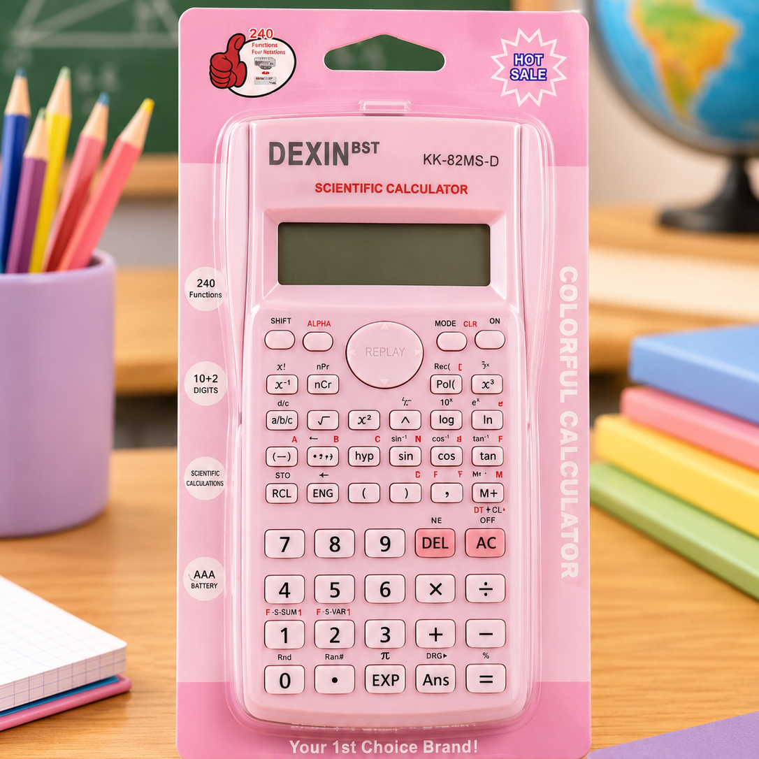 CALCULADORA DE COLORES DE PLÁSTICO  EDE-900