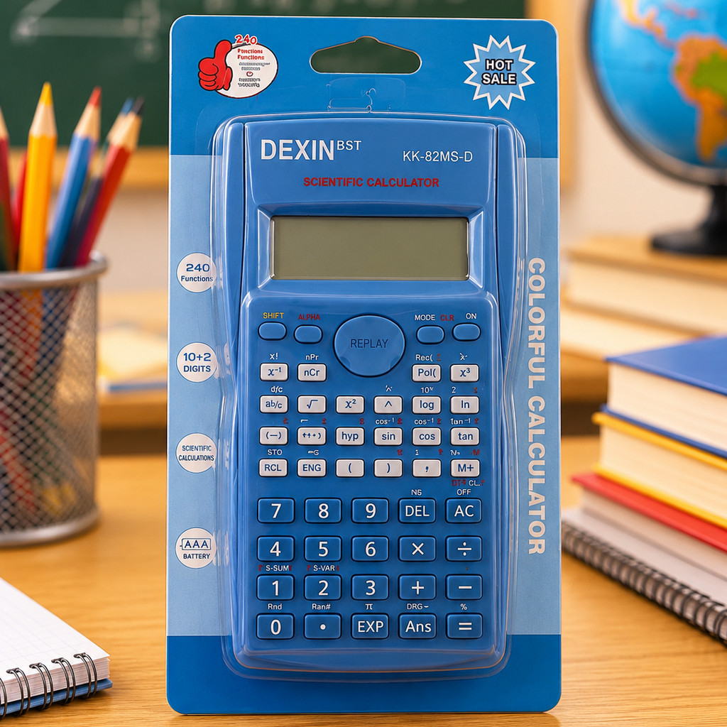 CALCULADORA DE COLORES DE PLÁSTICO  EDE-900