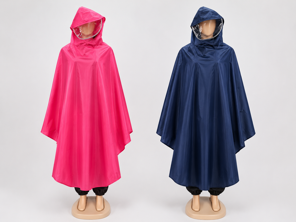 IMPERMEABLE DE CICLISMO DE PLASTICO OXFORD PARA ADULTO 750 G  EDC 615