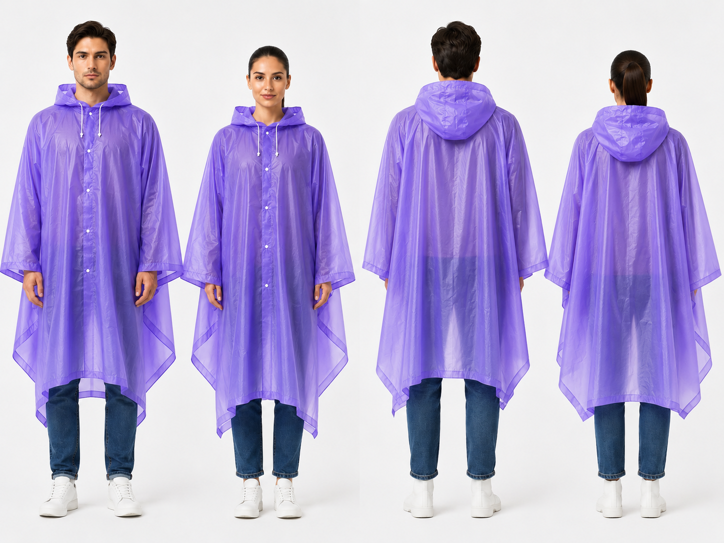 IMPERMEABLE PORTATIL DE PLASTICO PARA ADULTOS 95 G