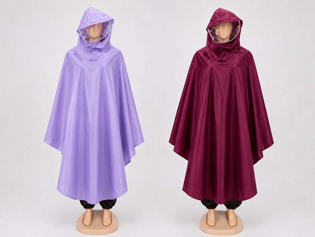 IMPERMEABLE DE CICLISMO DE PLASTICO OXFORD PARA ADULTO 750 G  EDC 615