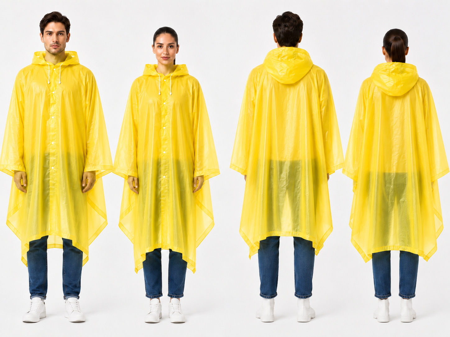 IMPERMEABLE PORTATIL DE PLASTICO PARA ADULTOS 95 G
