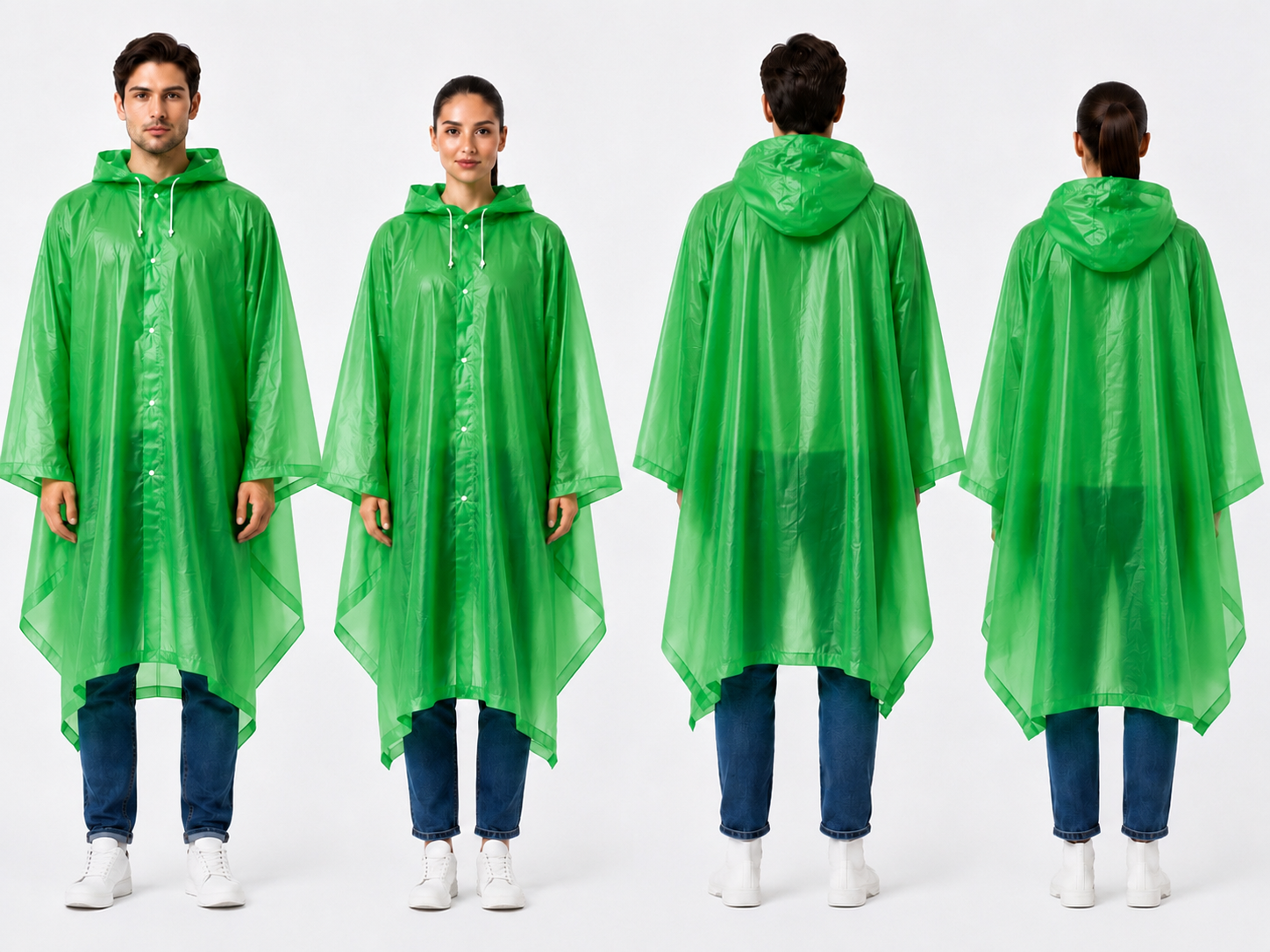 IMPERMEABLE PORTATIL DE PLASTICO PARA ADULTOS 95 G