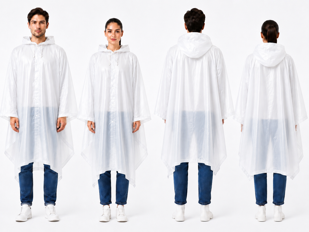 IMPERMEABLE PORTATIL DE PLASTICO PARA ADULTOS 95 G