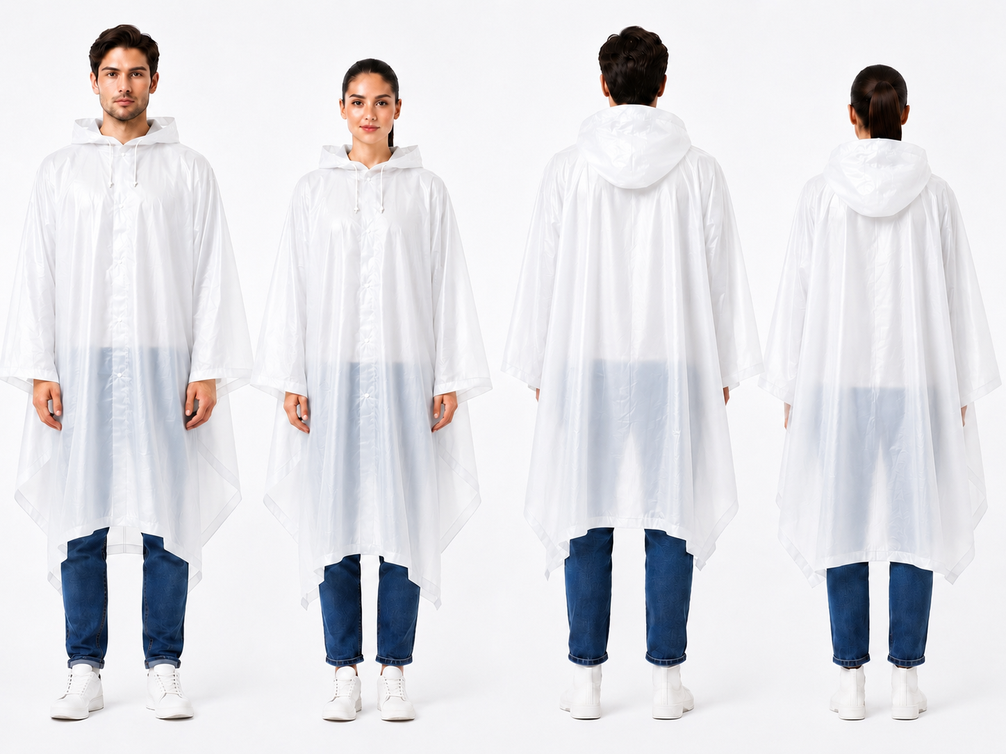 IMPERMEABLE PORTATIL DE PLASTICO PARA ADULTOS 95 G