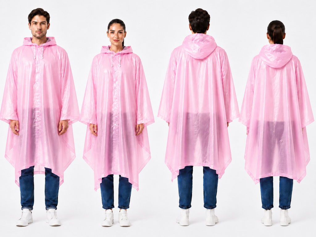 IMPERMEABLE PORTATIL DE PLASTICO PARA ADULTOS 95 G