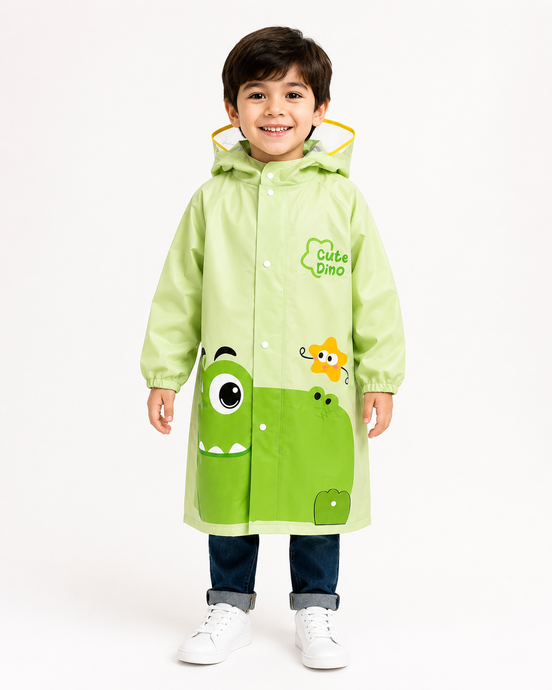 CAPA DE PLASTICO CON FORMA DE ANIMALITO  PARA NIÑOS 220 G
