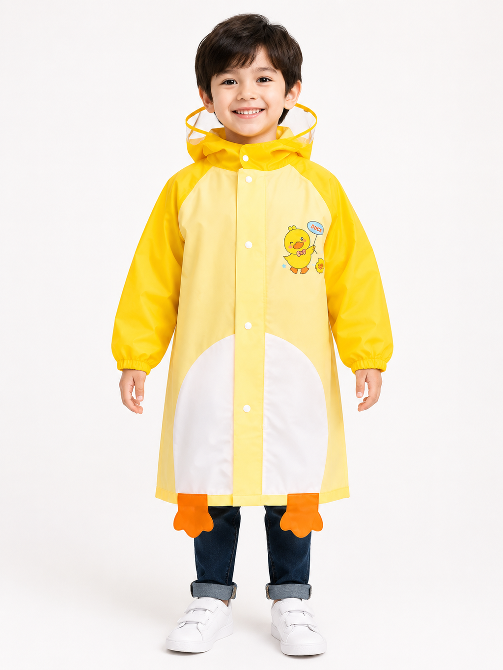 CAPA DE PLASTICO CON FORMA DE ANIMALITO  PARA NIÑOS 220 G