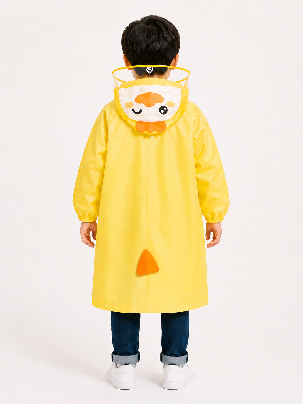 CAPA DE PLASTICO CON FORMA DE ANIMALITO  PARA NIÑOS 220 G