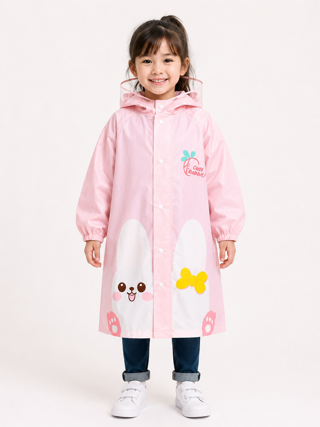 CAPA DE PLASTICO CON FORMA DE ANIMALITO  PARA NIÑOS 220 G