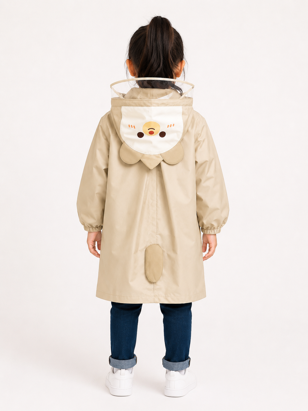 CAPA DE PLASTICO CON FORMA DE ANIMALITO  PARA NIÑOS 220 G