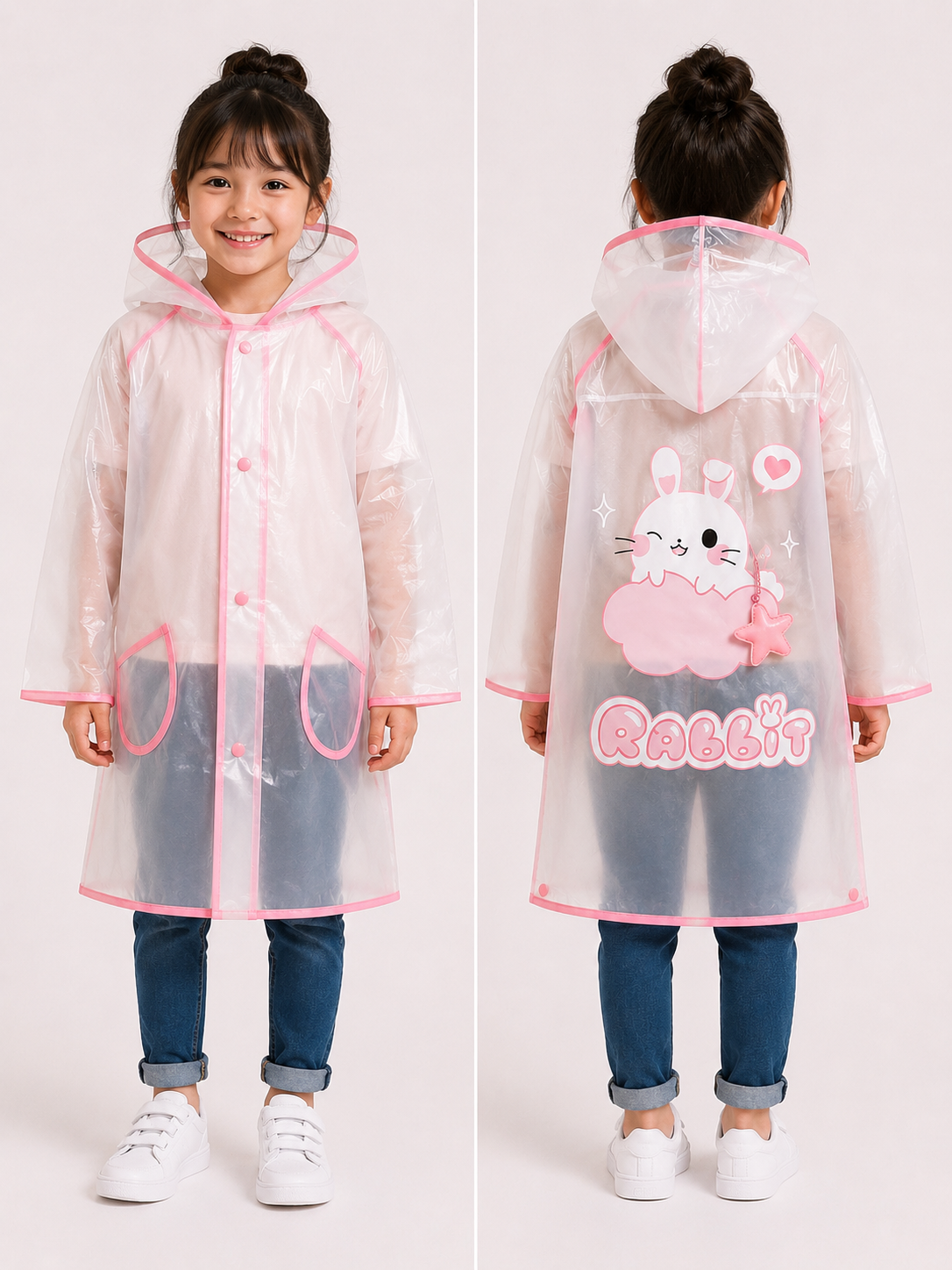CAPA DE PLASTICO CON DIBUJOS ANIMADOS PARA NIÑOS 230 G  EDC 601