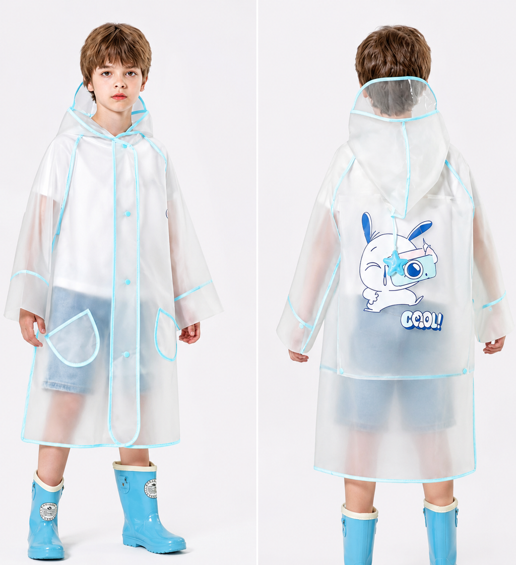 CAPA DE PLASTICO CON DIBUJOS ANIMADOS PARA NIÑOS 230 G  EDC 601