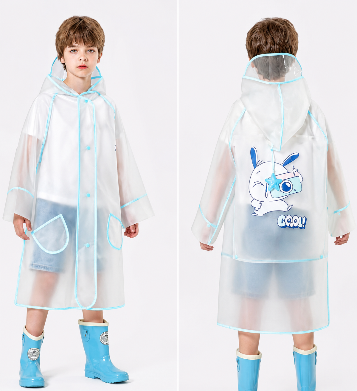 CAPA DE PLASTICO CON DIBUJOS ANIMADOS PARA NIÑOS 230 G  EDC 601