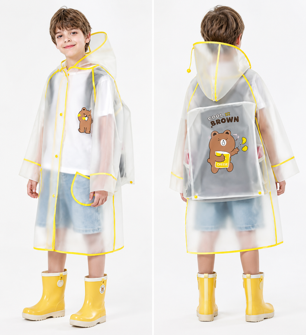 CAPA DE PLASTICO CON DIBUJOS ANIMADOS PARA NIÑOS 230 G  EDC 601