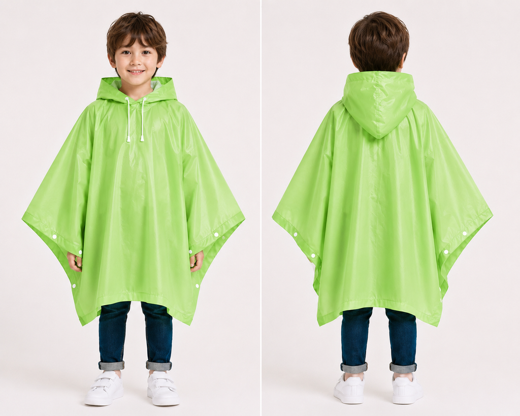 IMPERMEABLE INFANTIL CON FORMA DE RELOJ PORTATIL 135G