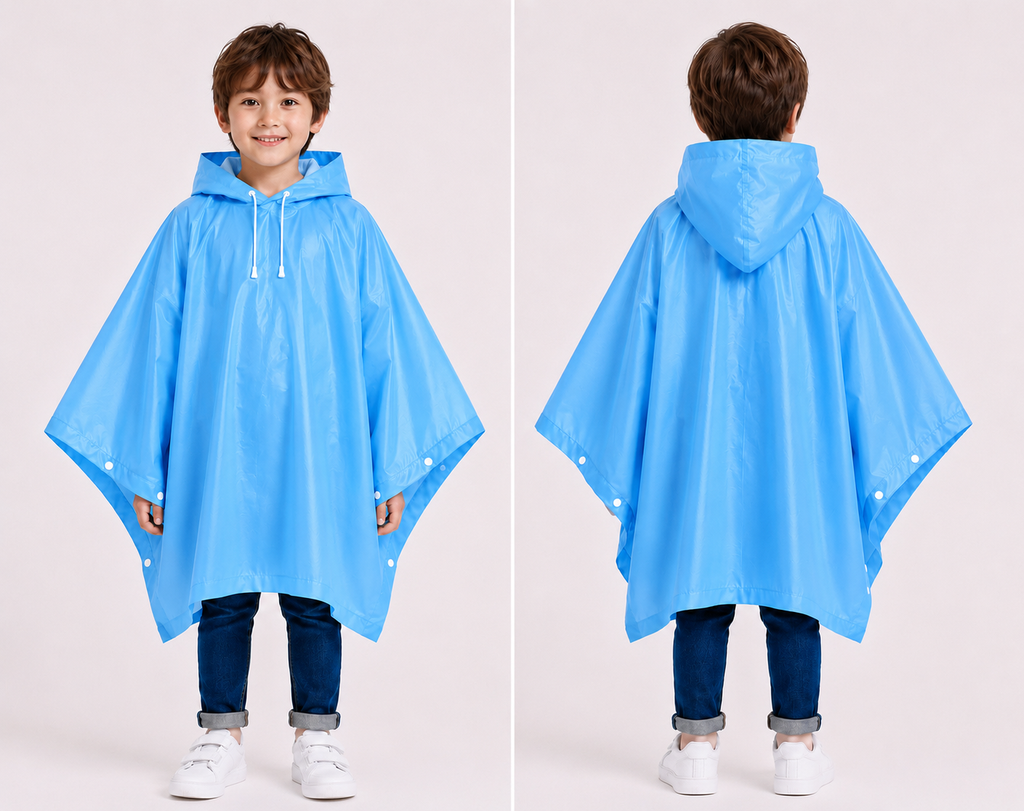 IMPERMEABLE INFANTIL CON FORMA DE RELOJ PORTATIL 135G